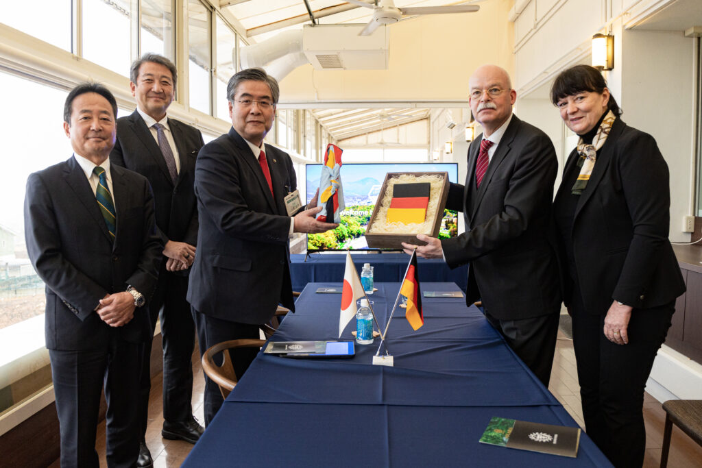 駐日ドイツ全権特命大使　小諸ワイナリーご来場